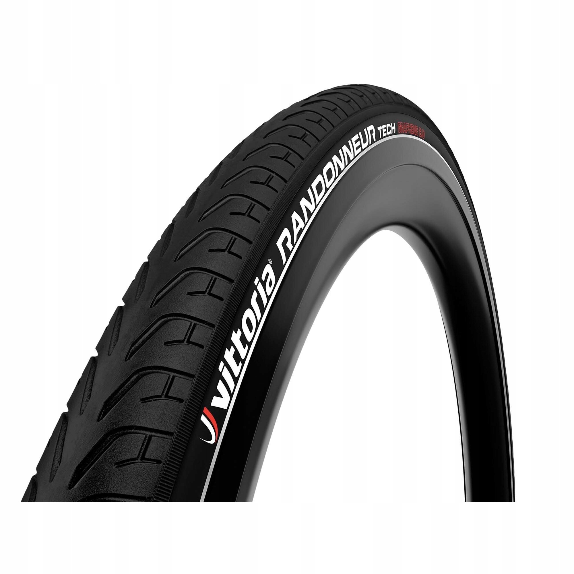 Vittoria Randonneur Tech 37-622 Rigid Full Black Refl G2.0