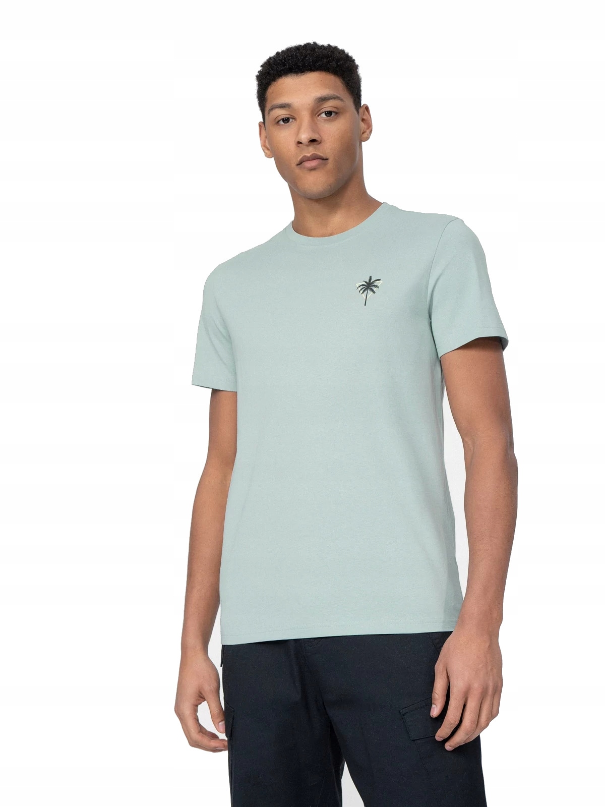 

Koszulka bawełniana T-shirt 4F TSM041 mięta S