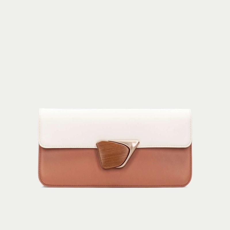 Elegantní dámská kabelka Hispanitas BV264529 Krémovo-karamelová