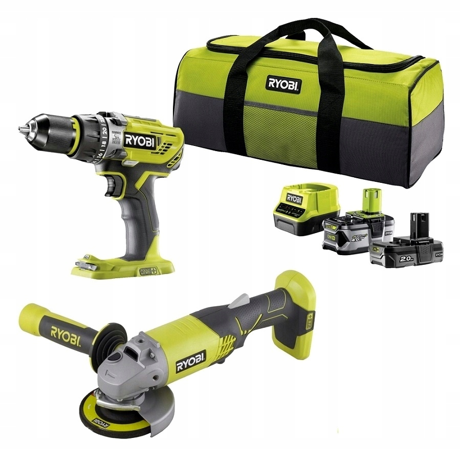 

Ryobi R18AG R18PD3 2,0Ah 4.0Ah R18PDAG-242S