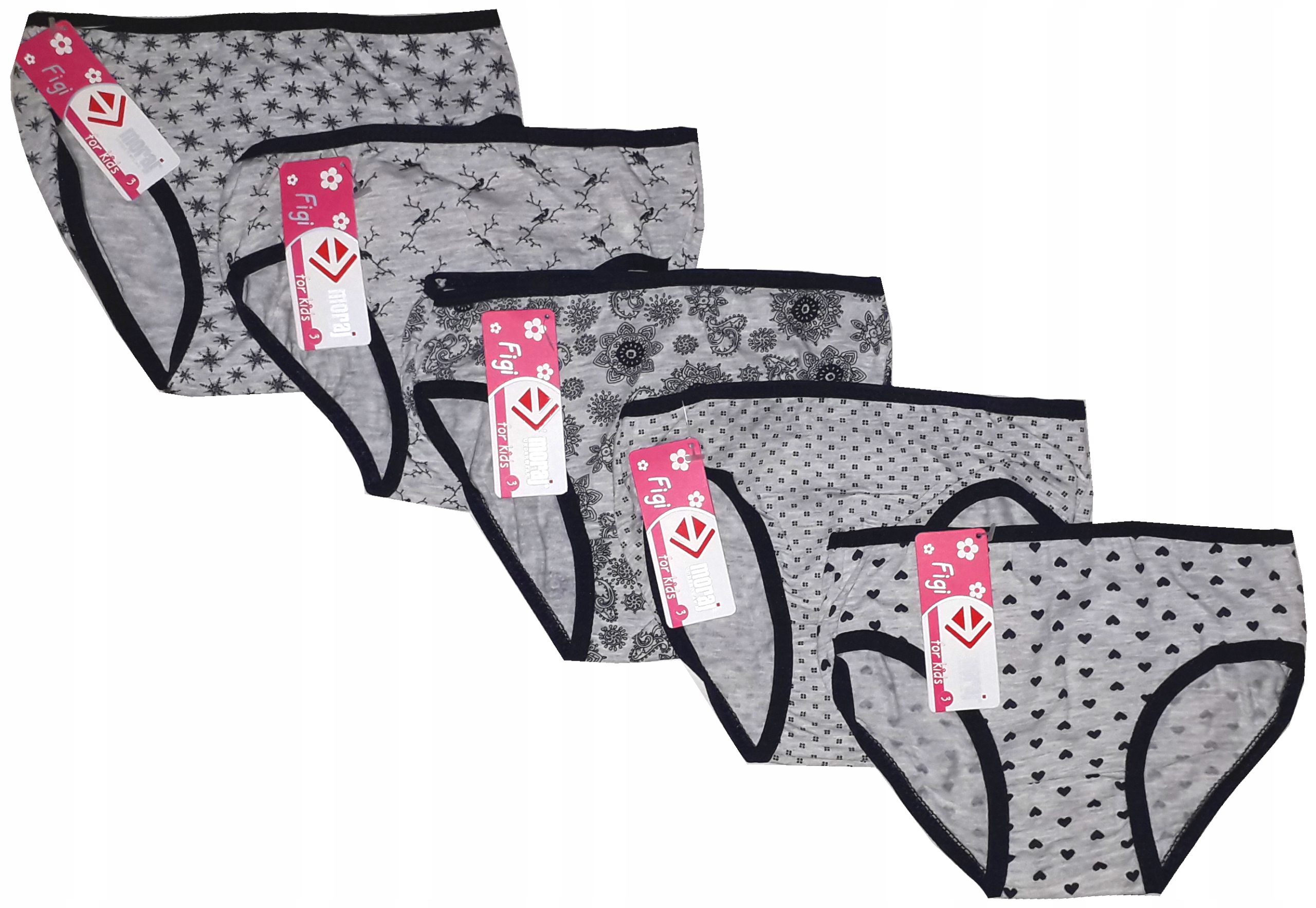 

Moraj majtki Komplet * 5 par * figi M105 * 104-110