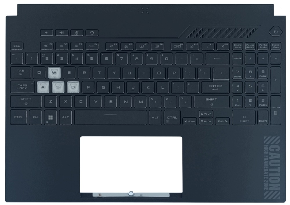 Nový Palmrest Šasi Klávesnice Asus FA507NU FA507XV FA577NU FA507XQ Led