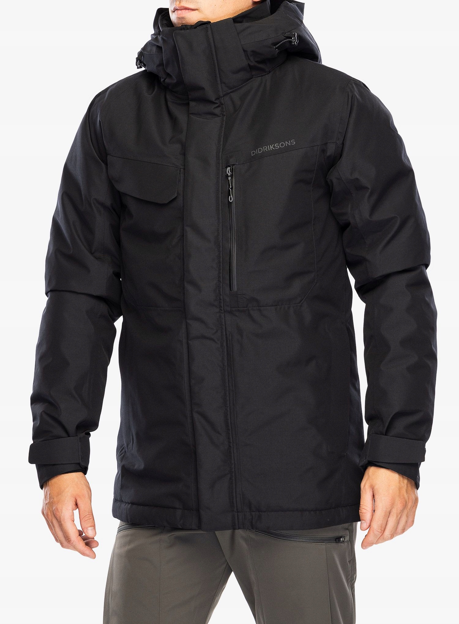 Zateplená bunda Didriksons Stefan Jacket černá S