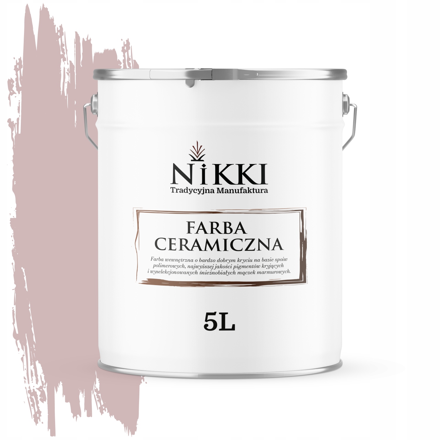 Keramická Stropná Farba Púdrová Ružová H3250 Hlboká Matná Na Steny 5 L