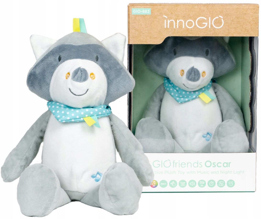 

InnoGIO Szop Oscar interaktywny świecący szumiący
