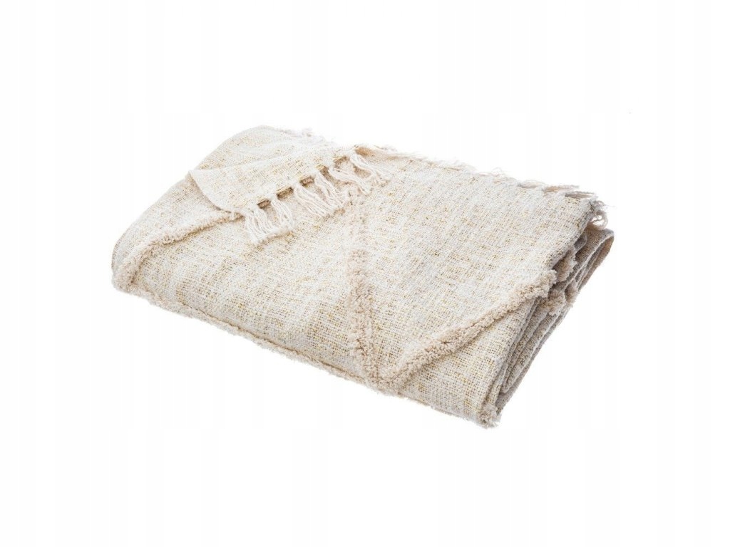 Přehoz na postel Slub, 130x180 cm, béžový