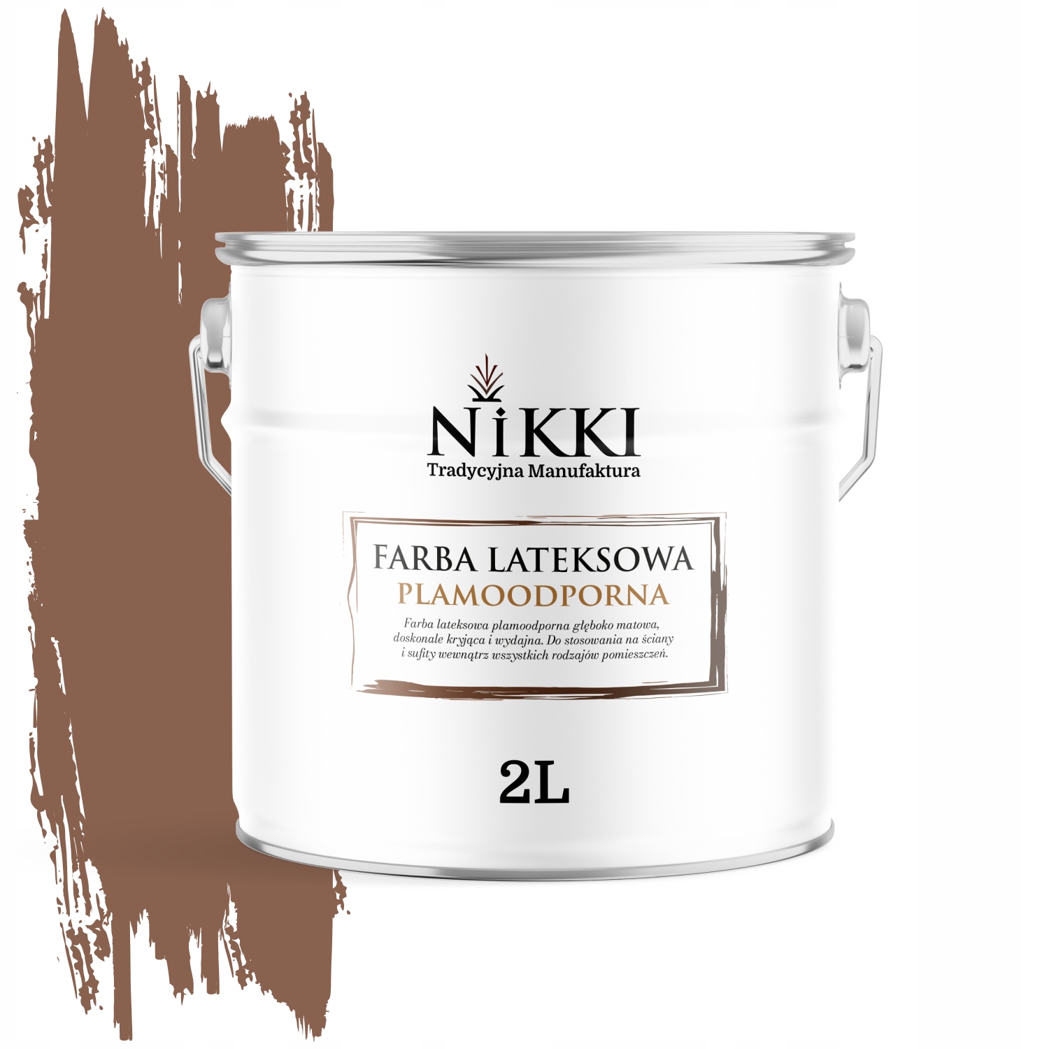 Barva Odolná Vůči Skvrnám, Čokoládová Barva H4515 2L, Hluboký Mat