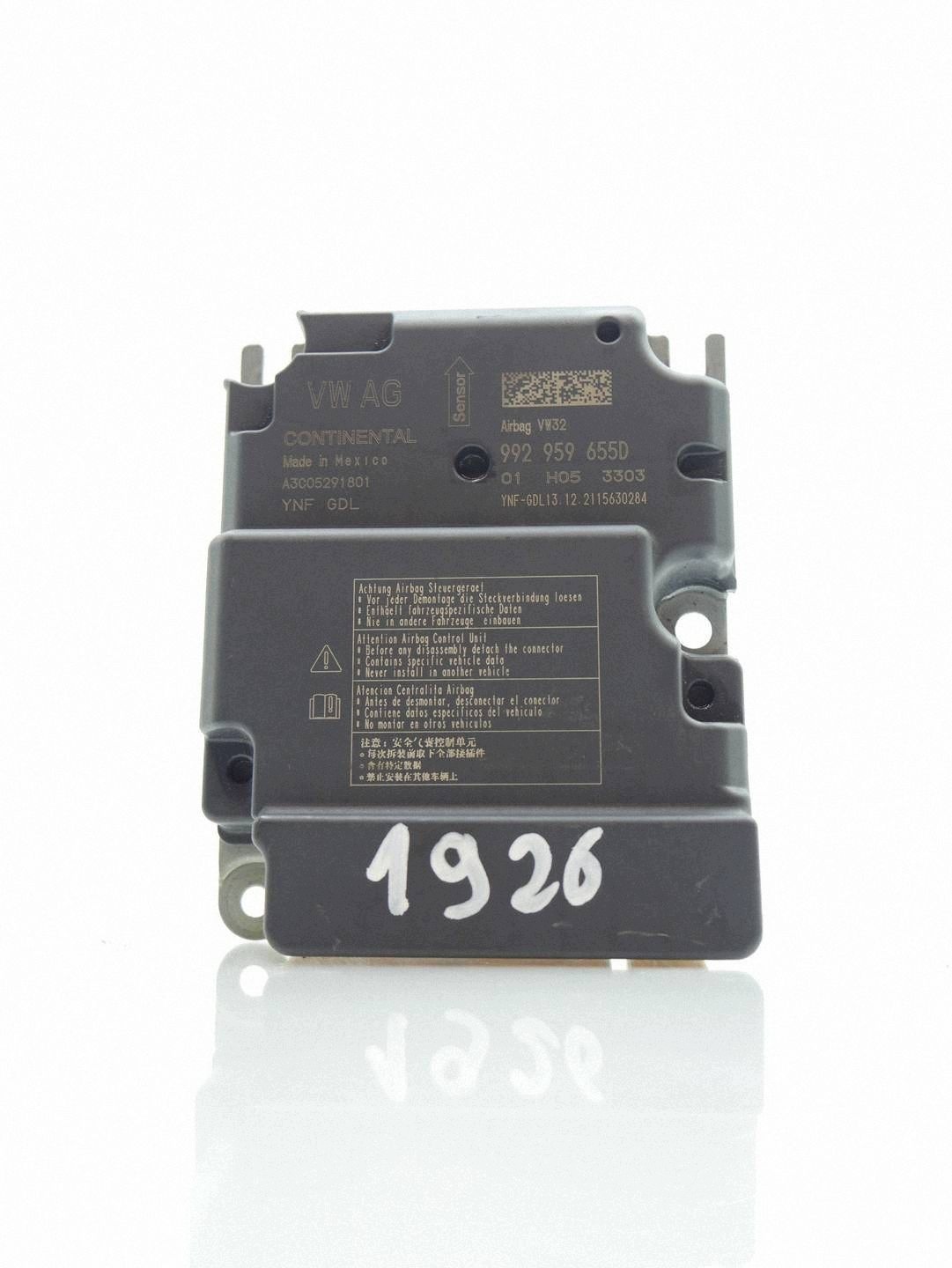 module unité de commande électronique uce airbag 992959655 AUDI E-TRON GT PORSCHE TAYCAN