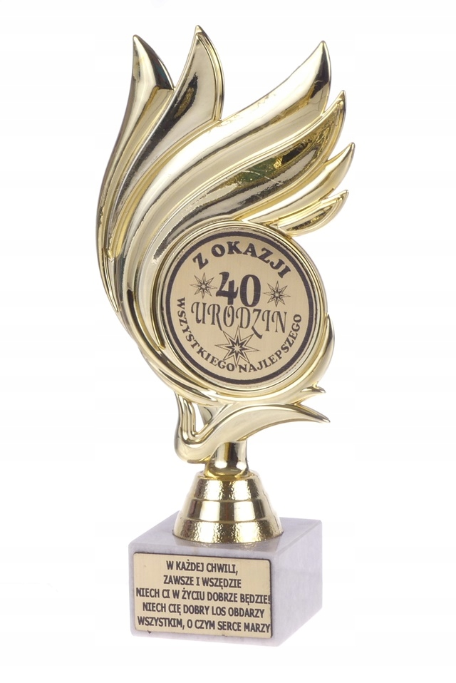 

Statuetka Z Okazji 40 Urodzin Laur 40-tka