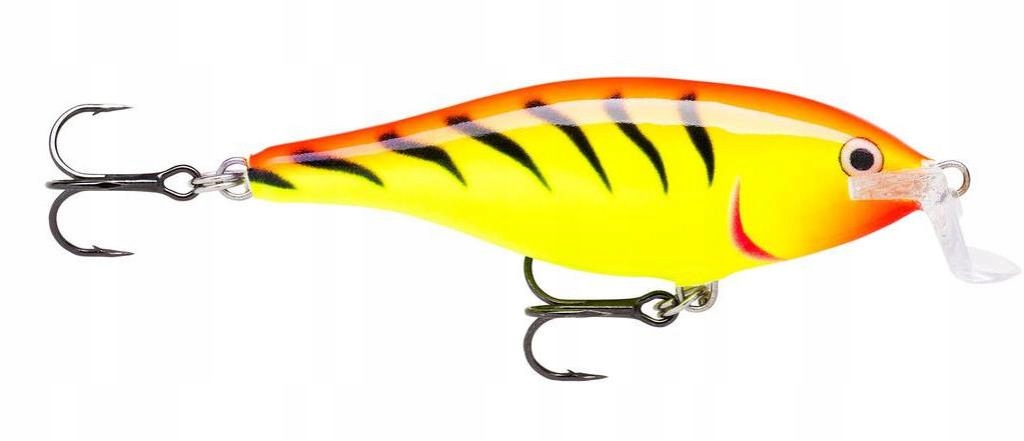 Wobler Rapala Shallow Shad Rap 9cm 12g Pływający Spinning Hot Tiger