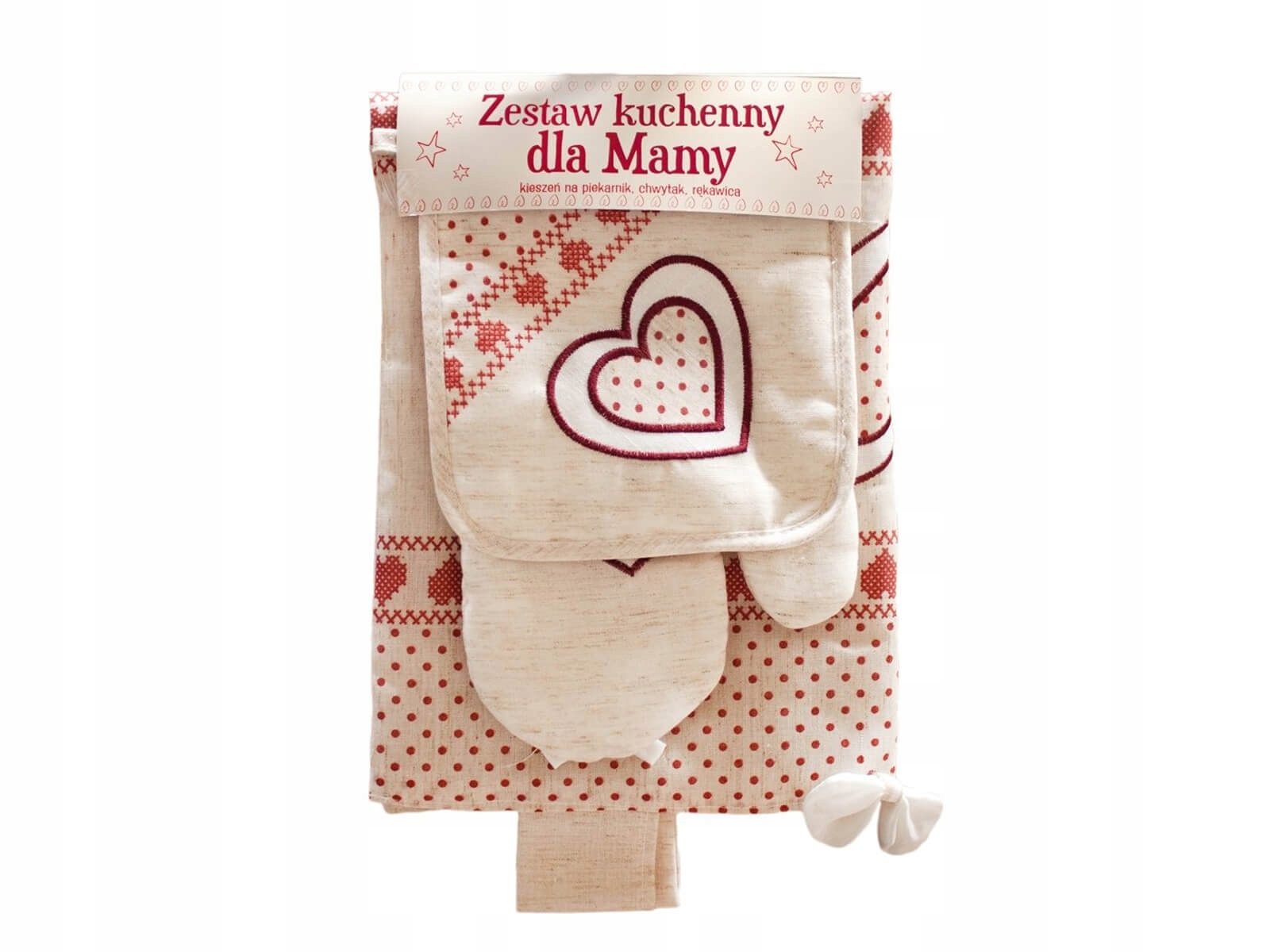 zestaw kuchenny dla mamy Sorrento / kieszeń na piekarnik, chwytak, rękawica/ — 2