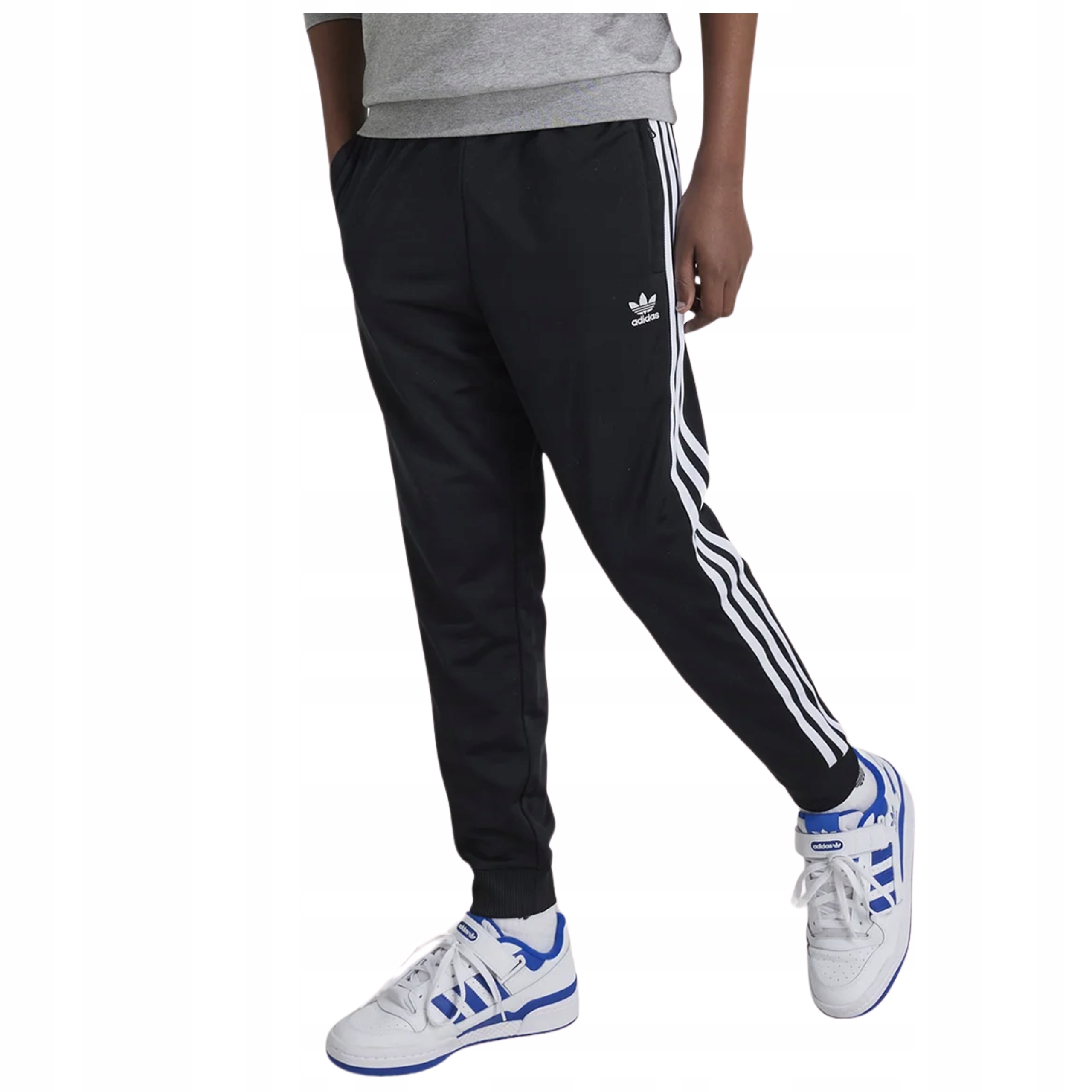 Adidas Spodnie dresowe dziecięce Juniorskie adicolor Sst Czarne Regular Fit
