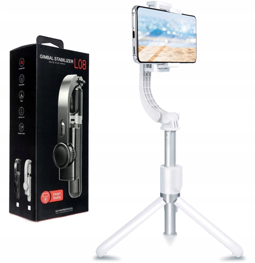 Selfie tyč pro telefon Stativ Držák Tripod Bluetooth Gimbal