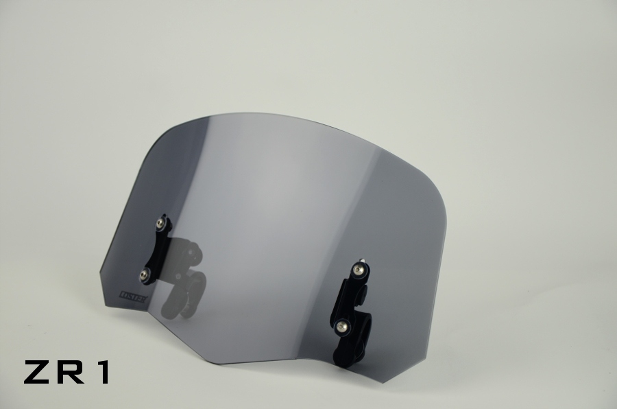 107289 - Мотоцикл дефлектор лобове скло ZR2 15x30cm Темний