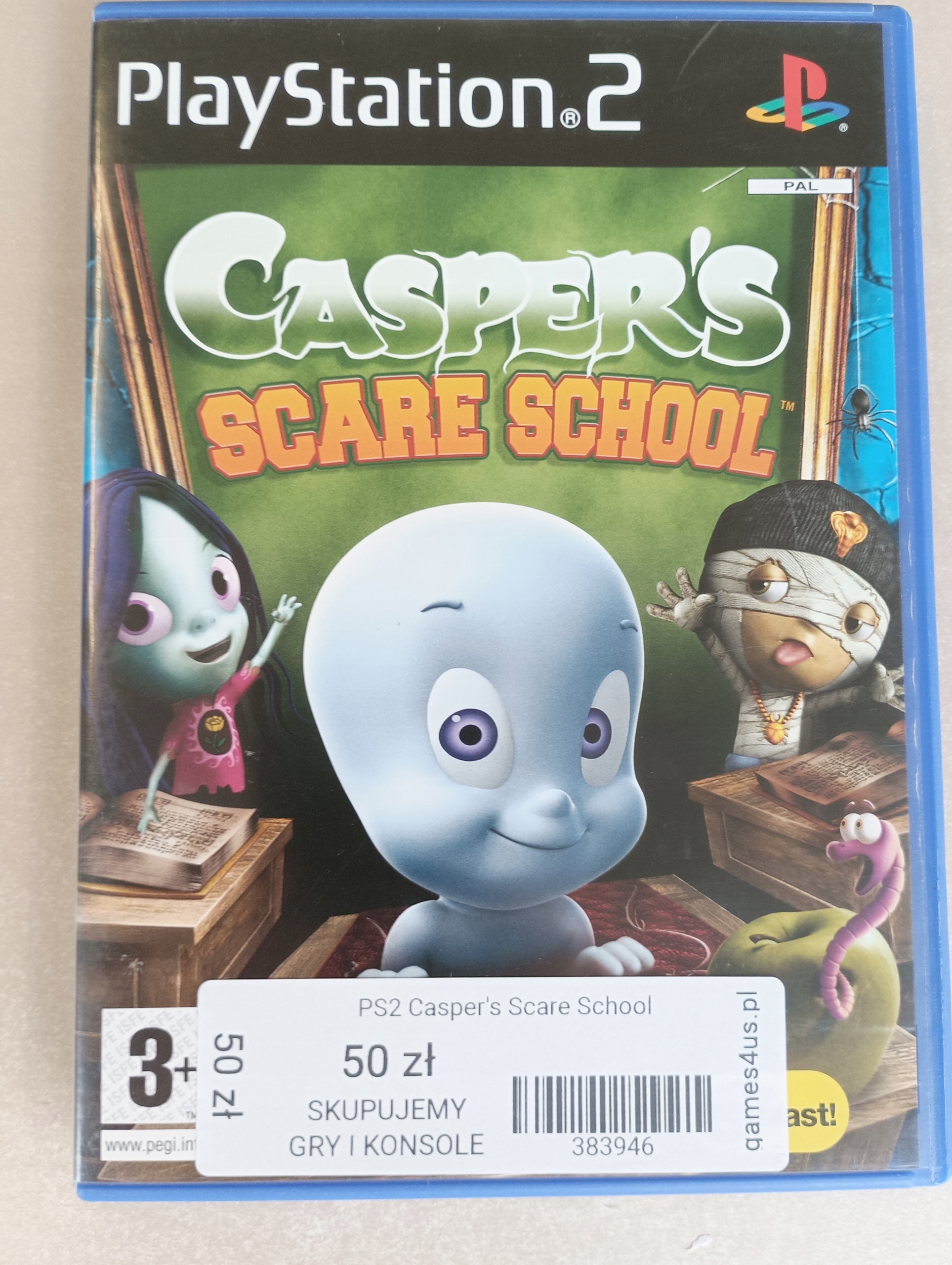 PS2 CASPER'S SCARE SCHOOL / PRZYGODOWE