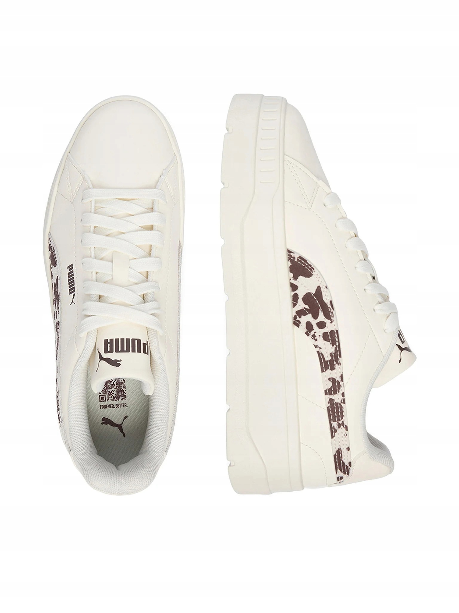 Puma dámské sportovní boty 5907964116820 Krémové Panterka Velikost 38