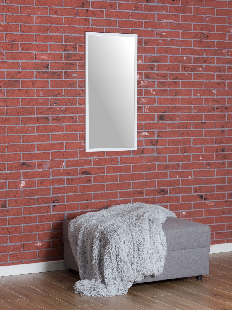 *Lustro 110x50 wąska rama 115x55 BIAŁE lub CZARNE Marka Profilmat