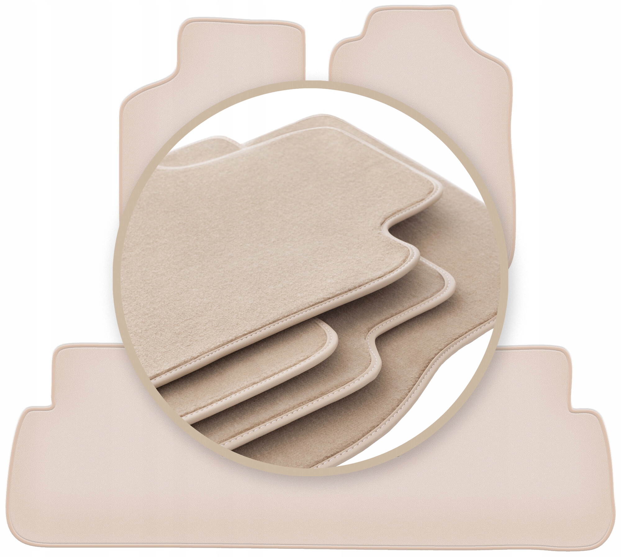 Velúrové koberčeky 10 mm Premium pre: Saab 9-5 I kombi, sedan 1997-2009