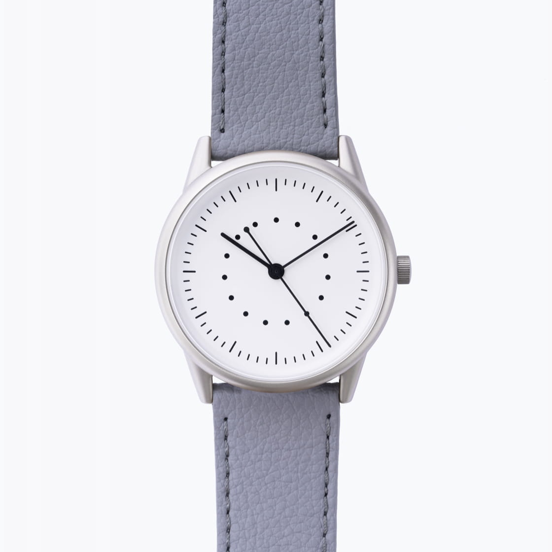 Dámské a pánské hodinky Mudita Moment Gray Šedé Automatické 38 mm
