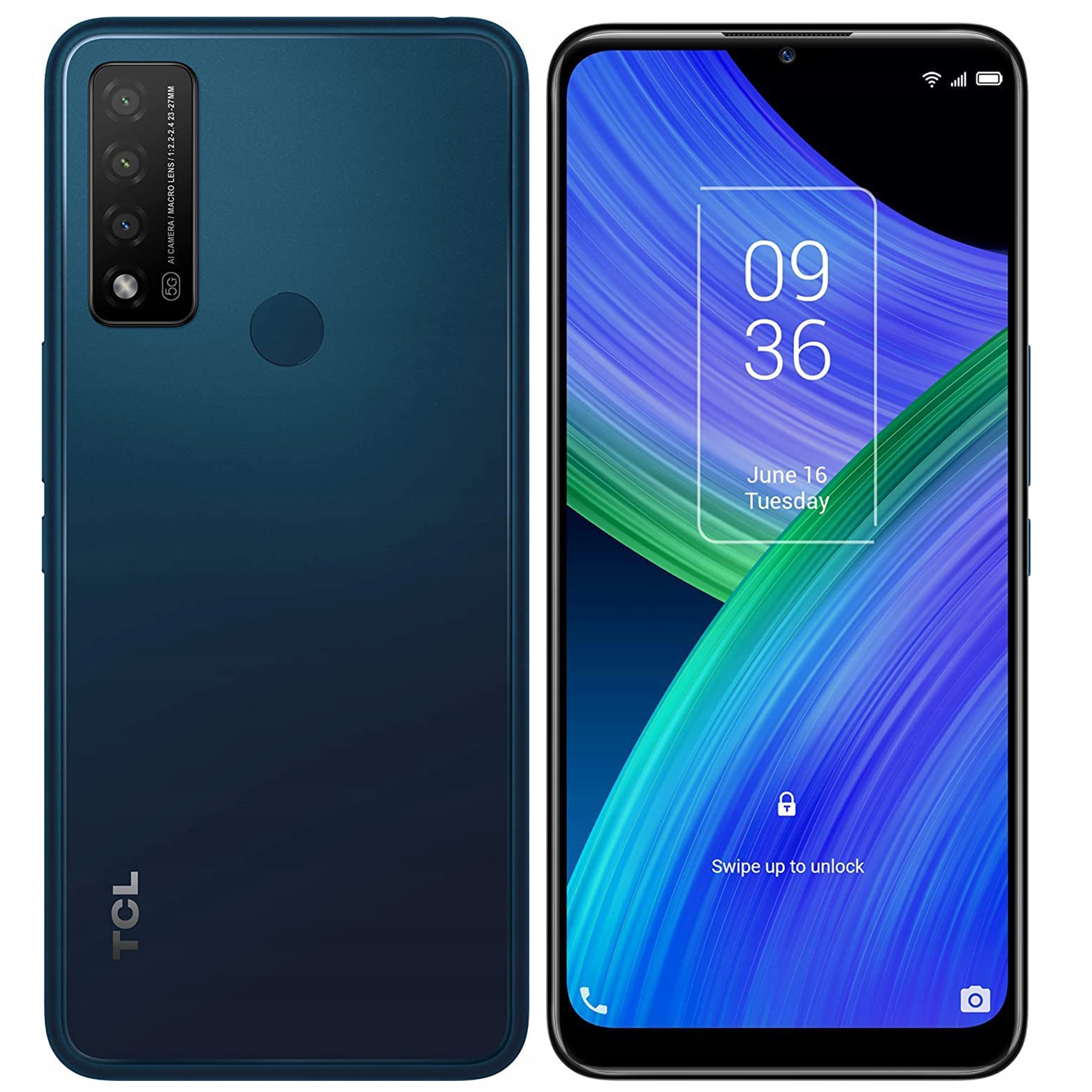 Telefon komórkowy TCL 20 R 5G 4 GB / 64 GB 5G niebieski