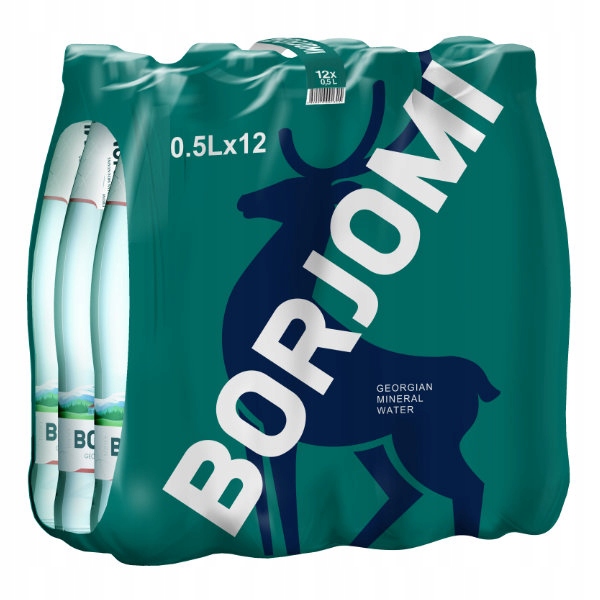 Levně Borjomi 12 x přírodní minerální voda Borjomi 500 ml (pet)