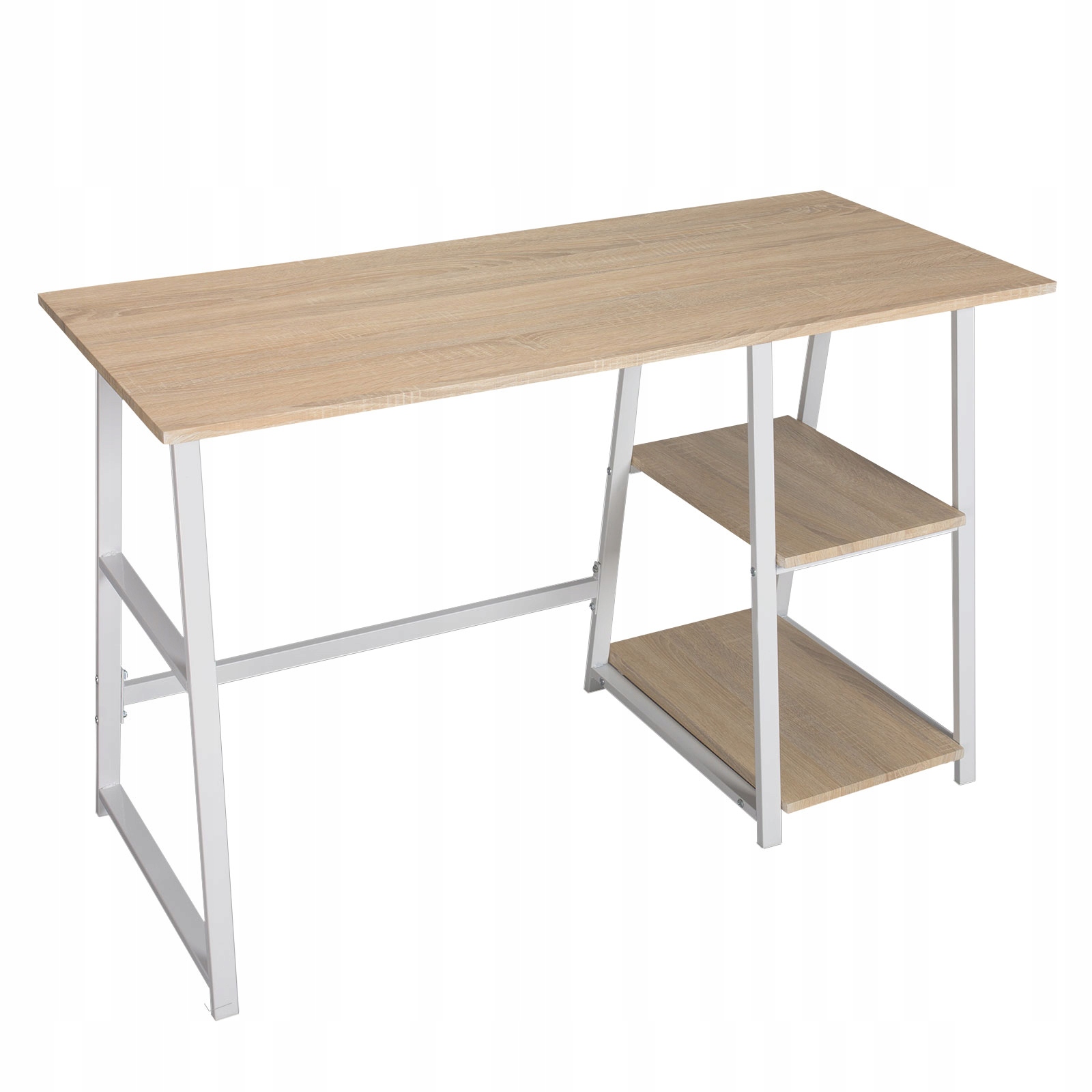 Obdĺžnikový písací stôl Desk 120 x 50 x 73 cm, prírodný dub Woltu