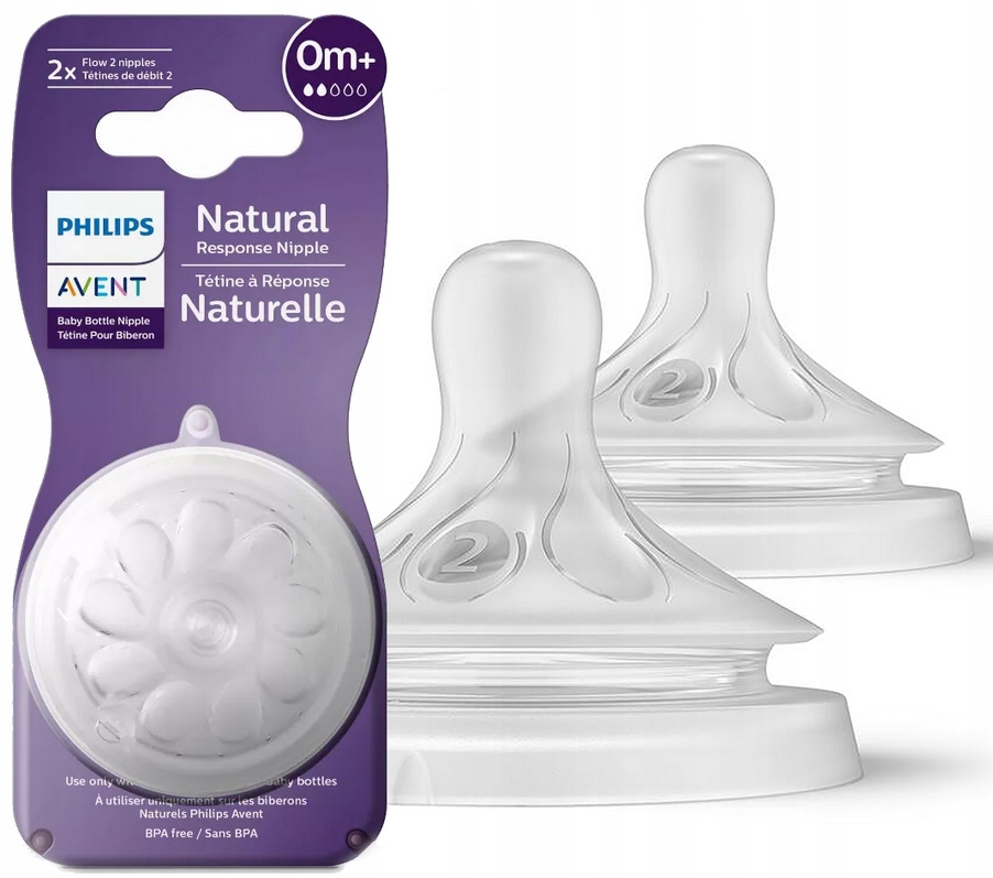 AVENT SMOCZEK RESPONSYWNY NATURAL 0M+ 2 SZTUKI