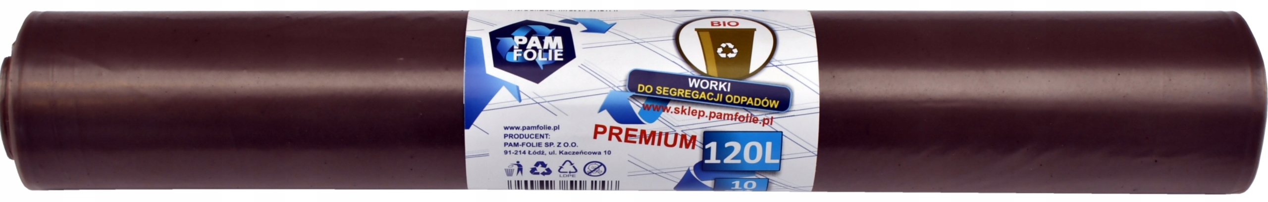 

Worki na śmieci Biodegradowalne 120L mocne grube