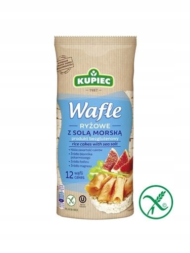 Levně 10 x Kupiec Rýžové oplatky se solí 120 g