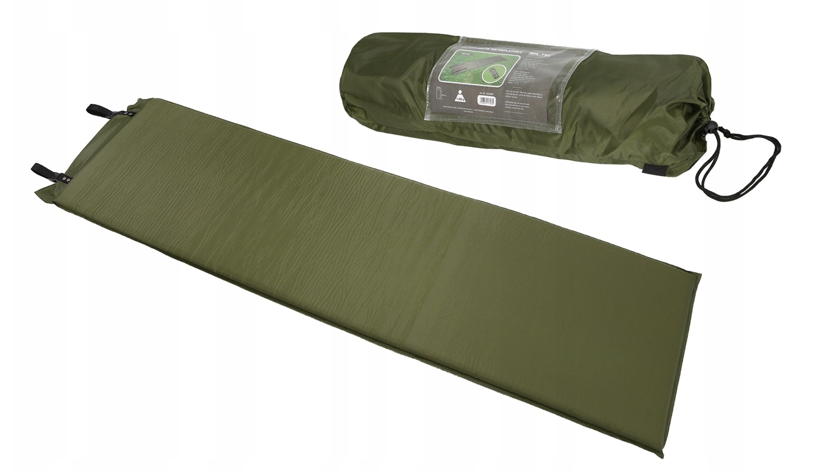 Mil-Tec Mata Samopompująca 185x50 Oliwkowa