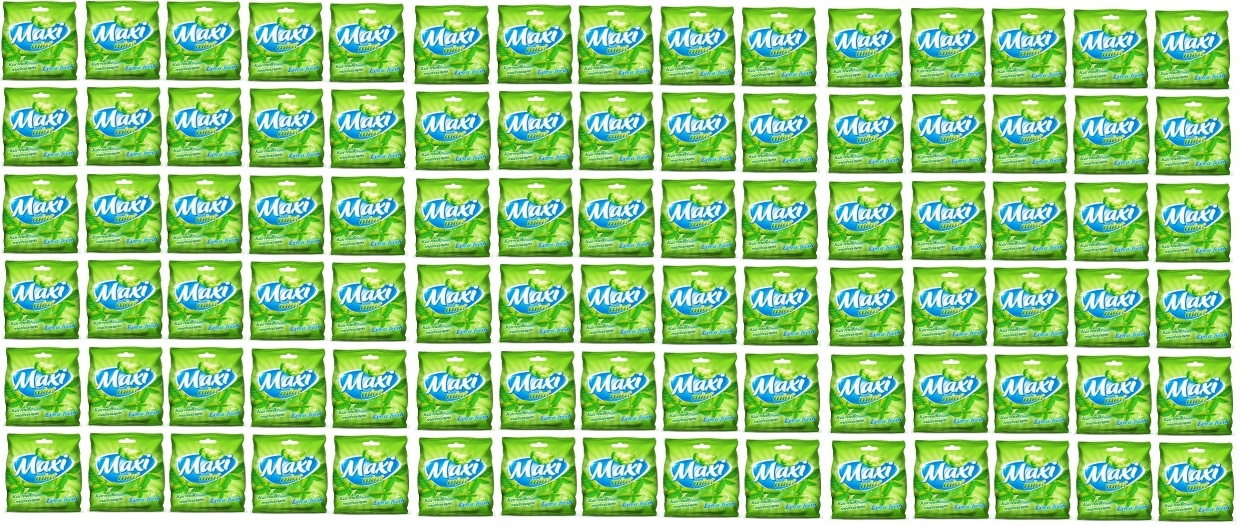 Levně 90 x 80 g Karwit Karamelky Tvrdé Mátové Kartonové