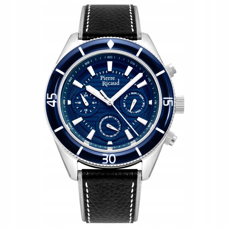 Pánské Hodinky Pierre Ricaud P97248.T215QF, černý řemínek