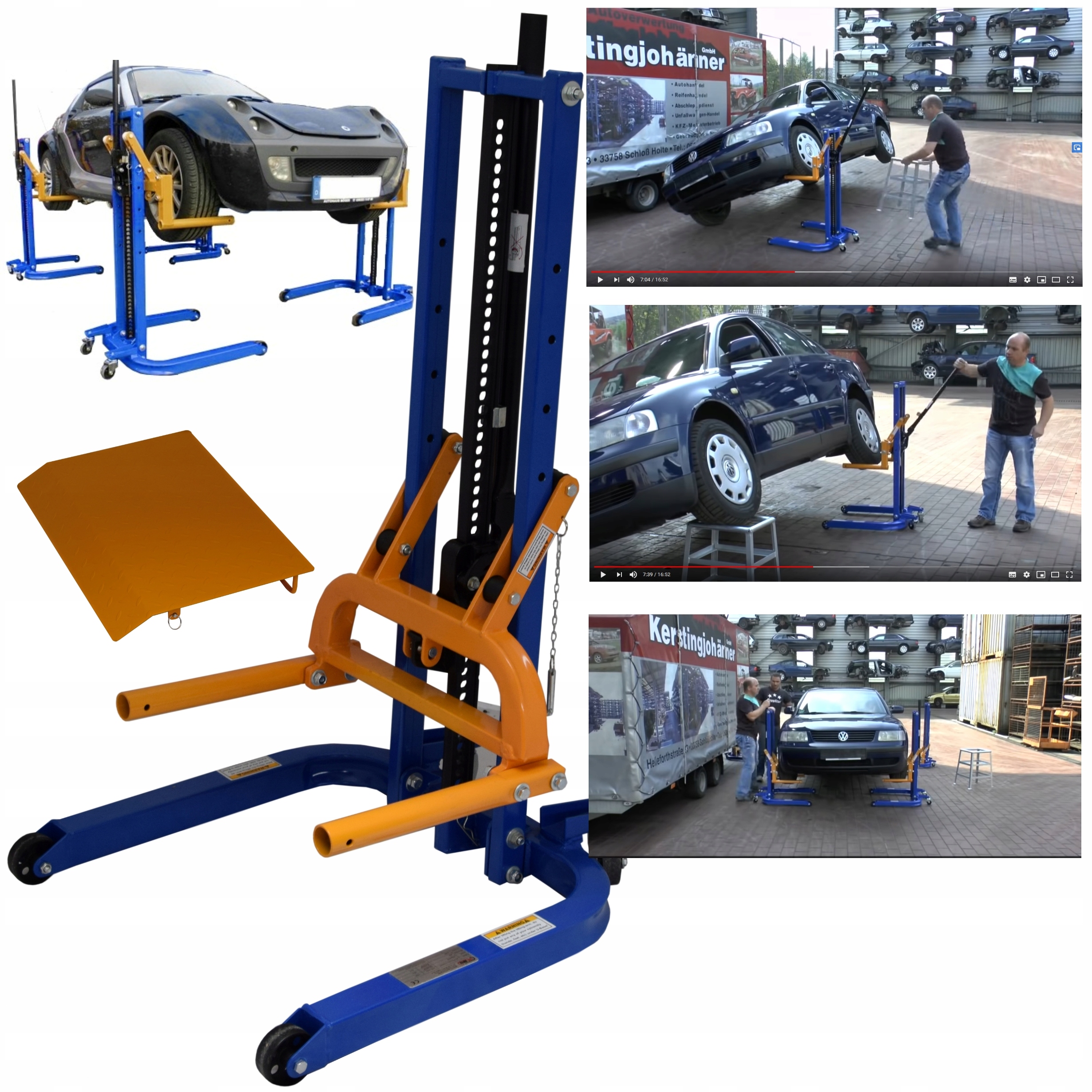 Podnosnik jednokolumnowy blacharsko lakierniczy Producent code 1