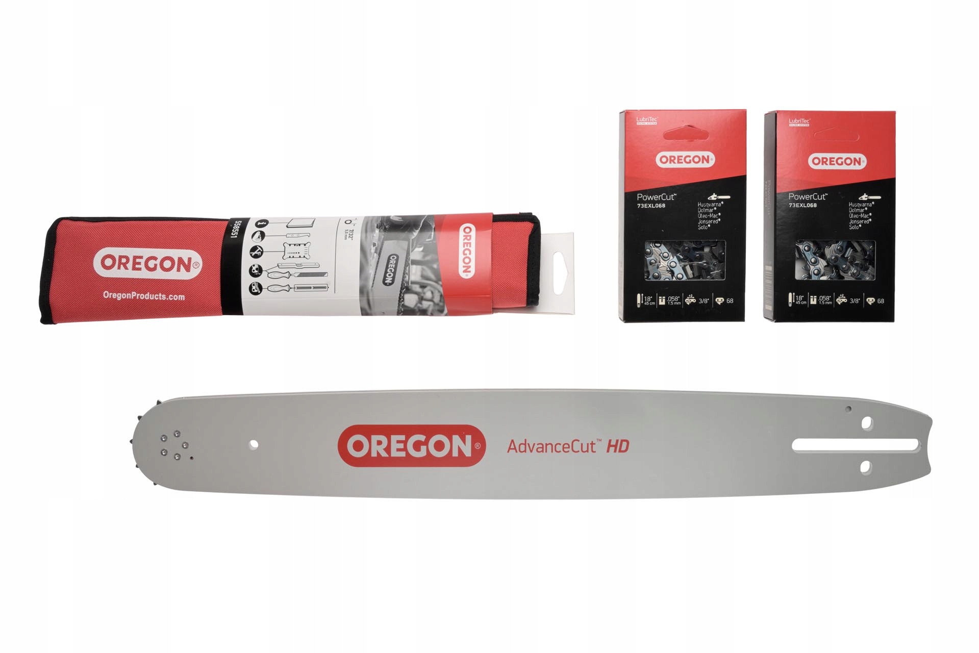 Rezací set Oregon 1x 188SLHD009 2x 73EXL068E sada na ostrenie