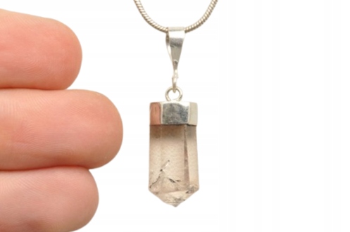 * Topaz Pákistán Zázračný Přívěsek Přírodní Minerál Č. 15 *