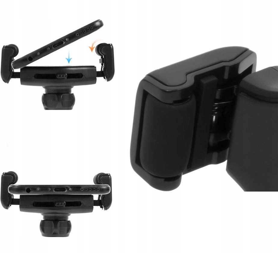 UCHWYT NA TELEFON NA SZYBĘ LUB NA DESKĘ ROZDZIELCZĄ Extremestyle czarny Kolor czarny