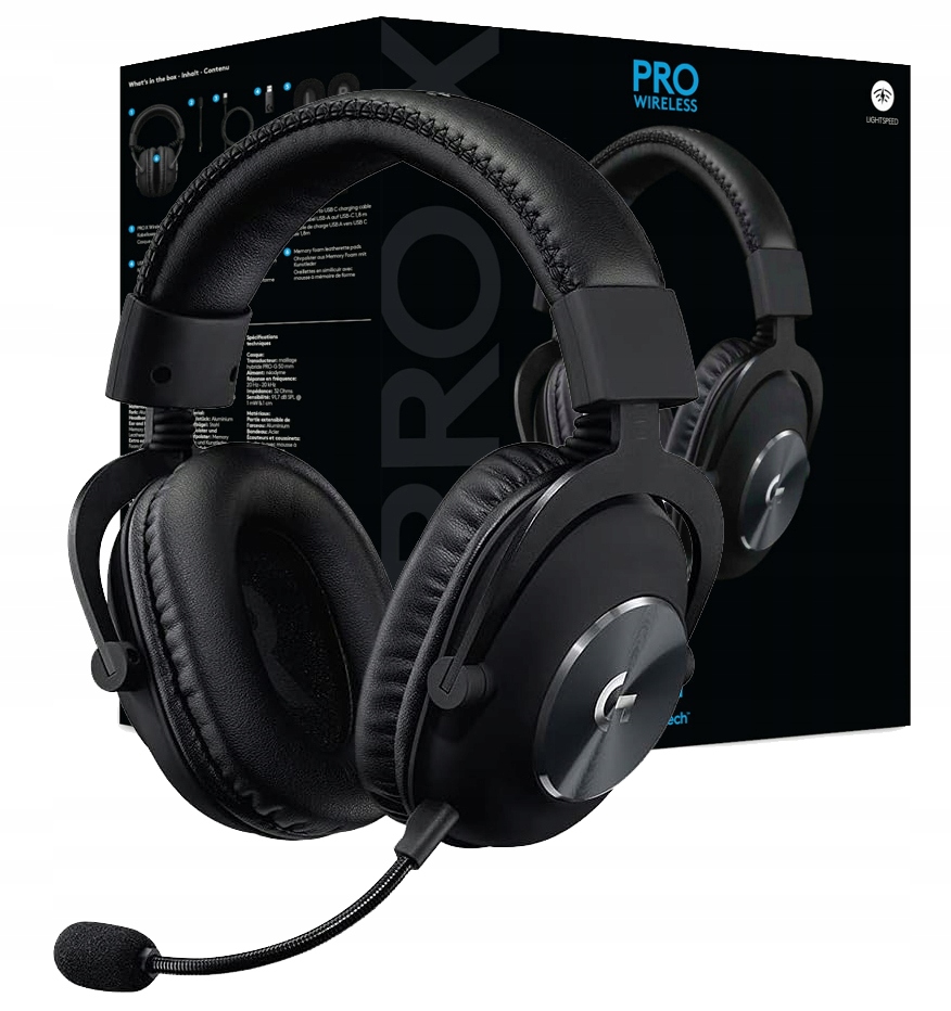 Herné Slúchadlá Logitech G Pro X Lighstspeed Wireless S Mikrofónom
