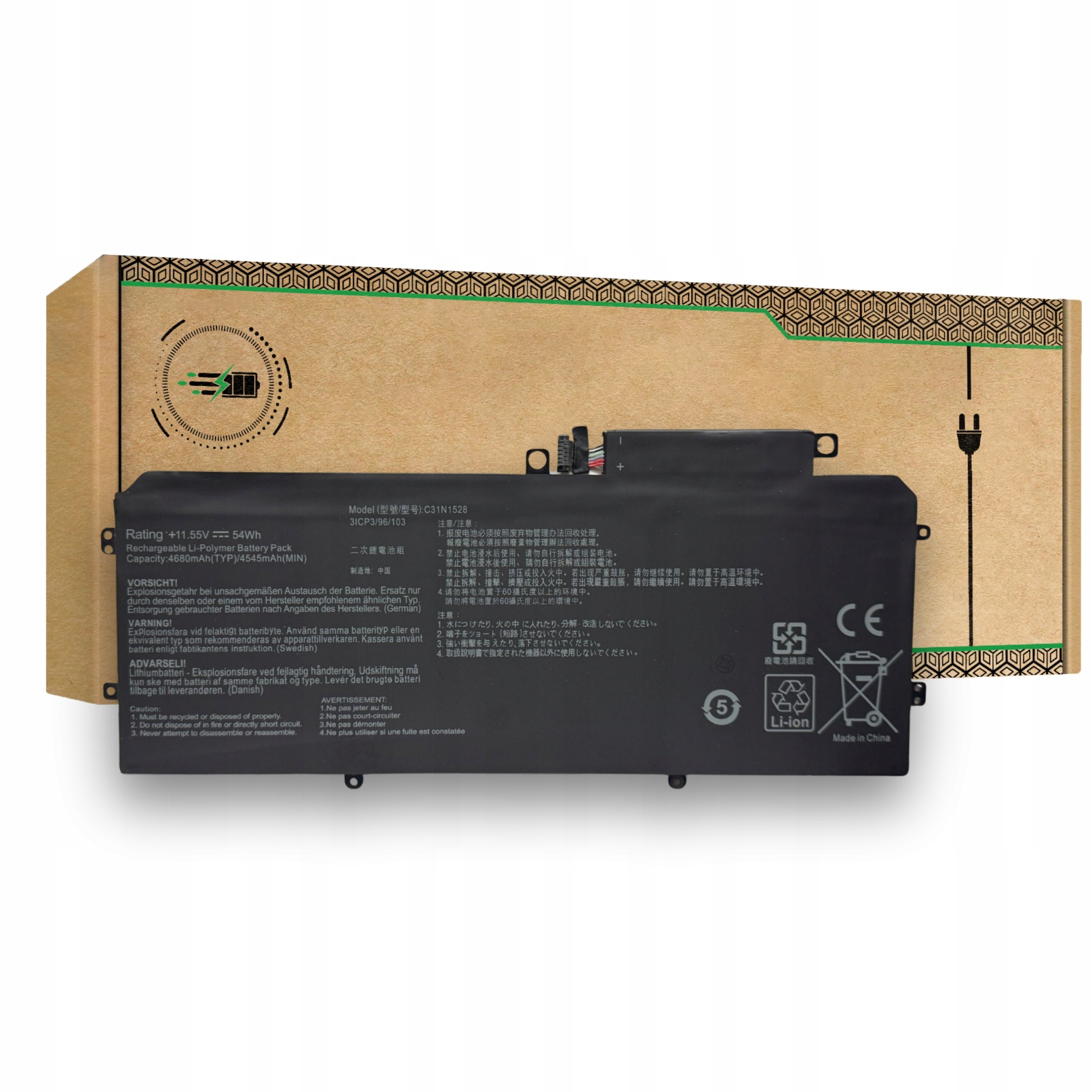 Náhradná Batéria Pre Asus C31N1528