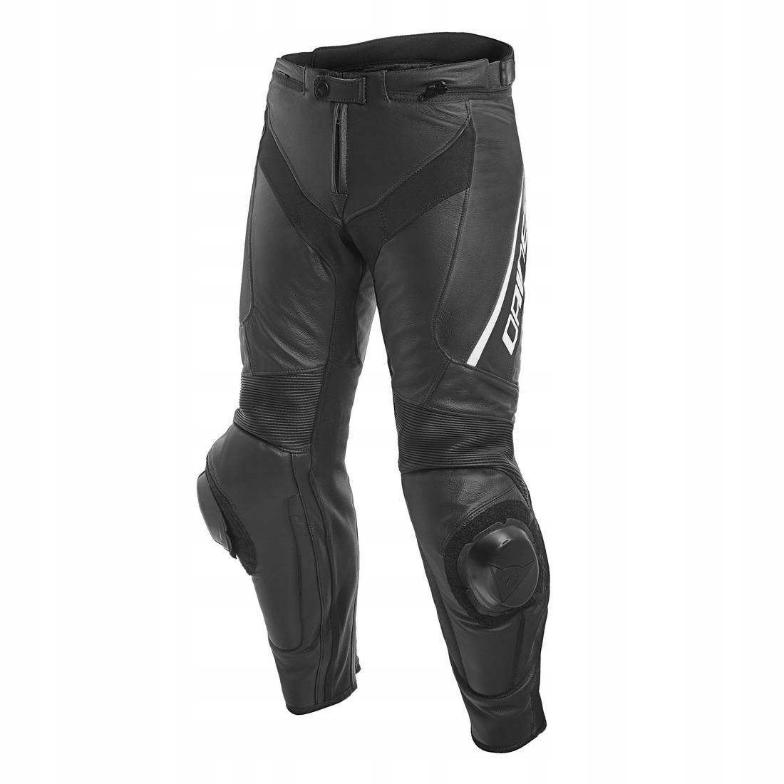 Kožené motocyklové nohavice Dainese Delta 3 Čierno/biele 58