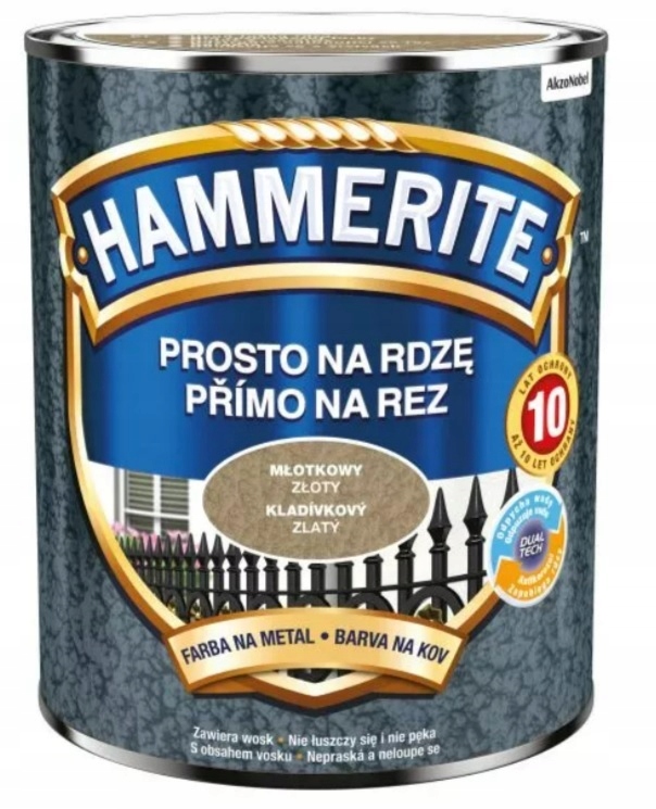 HAMMERITE MŁOTKOWY ZŁOTY 0,7 L