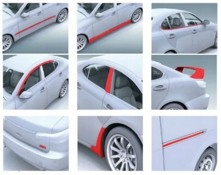 3M VHB TAŚMA DWUSTRONNA MONTAŻOWA DO LISTEW I SPOJLERÓW _ PT1100 _ 19MMX6M Marka 3M