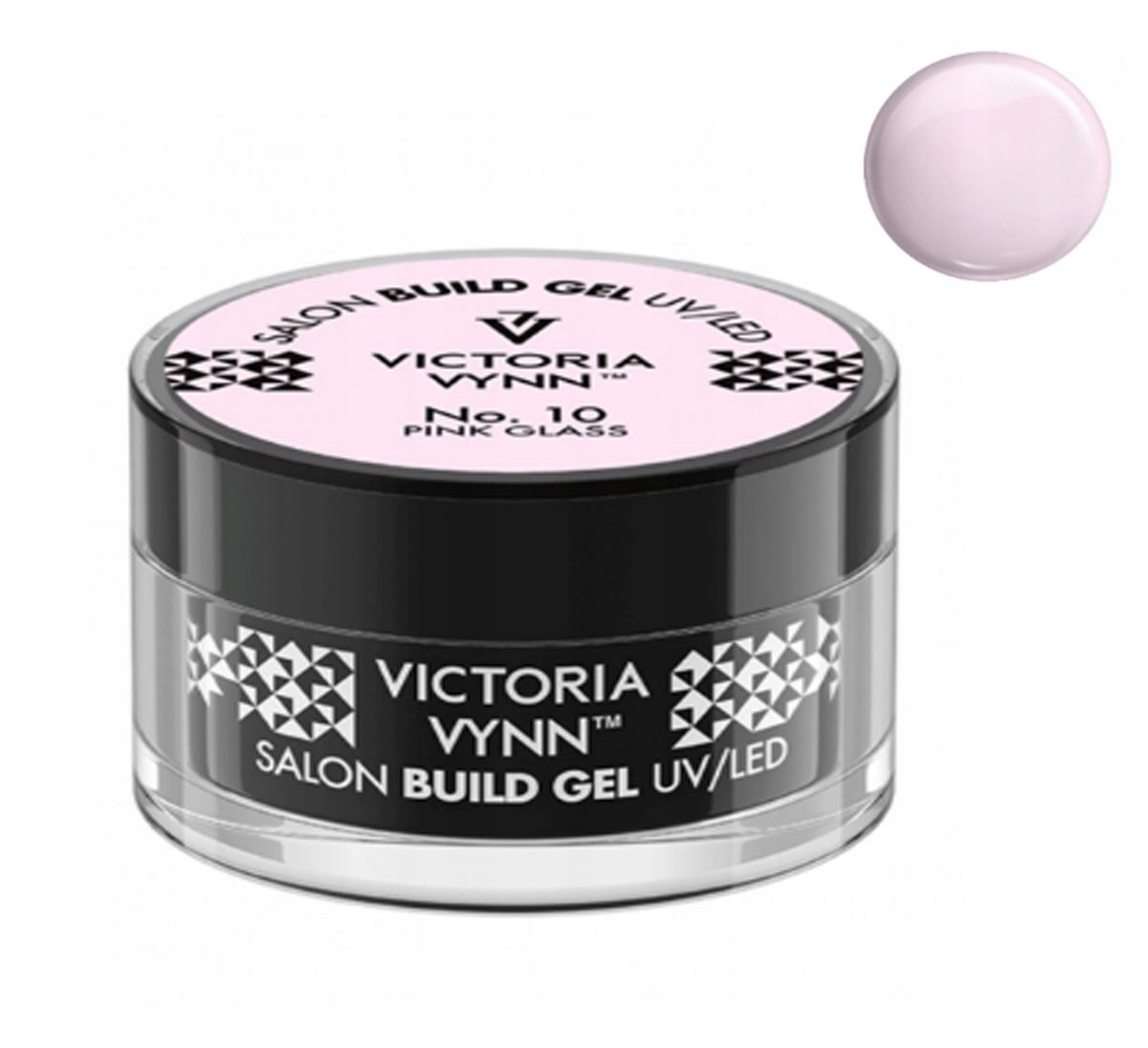 Żel budujący do paznokci Victoria Vynn 10 Pink Glass 50 ml Kolor dominujący róże i fiolety