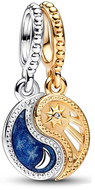 Charms YIN YANG do bransolet SREBRO C289 Marka Global Silver