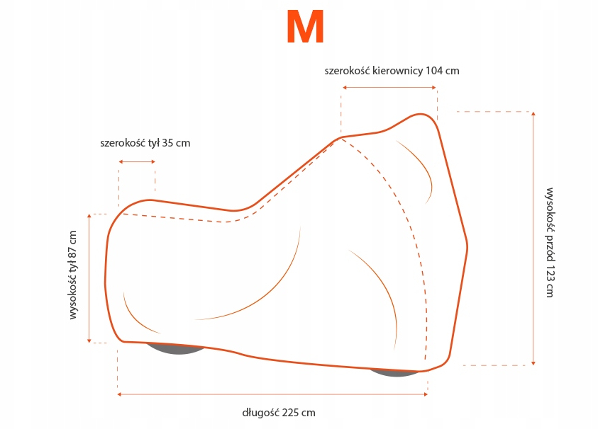 POKROWIEC PLANDEKA NA MOTOR MOTOCYKL M YAMAHA FZ Producent Carpassion