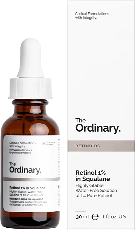 THE ORDINARY RETINOL 1% IN SQUALANE - SERUM UJĘDRNIAJĄCE Z RETINOLEM 30 ML