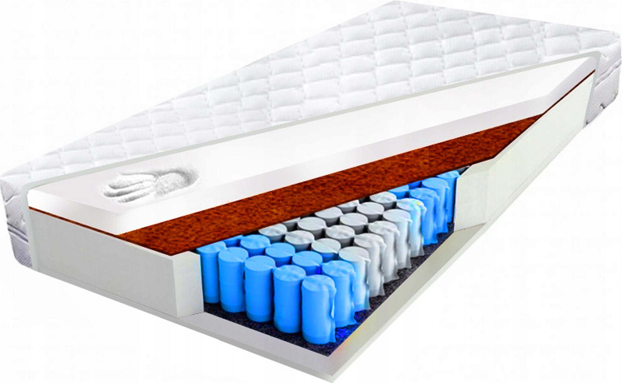 100x200 matrac multipocket visco a kokos 20 cm pružinový vreckový H2