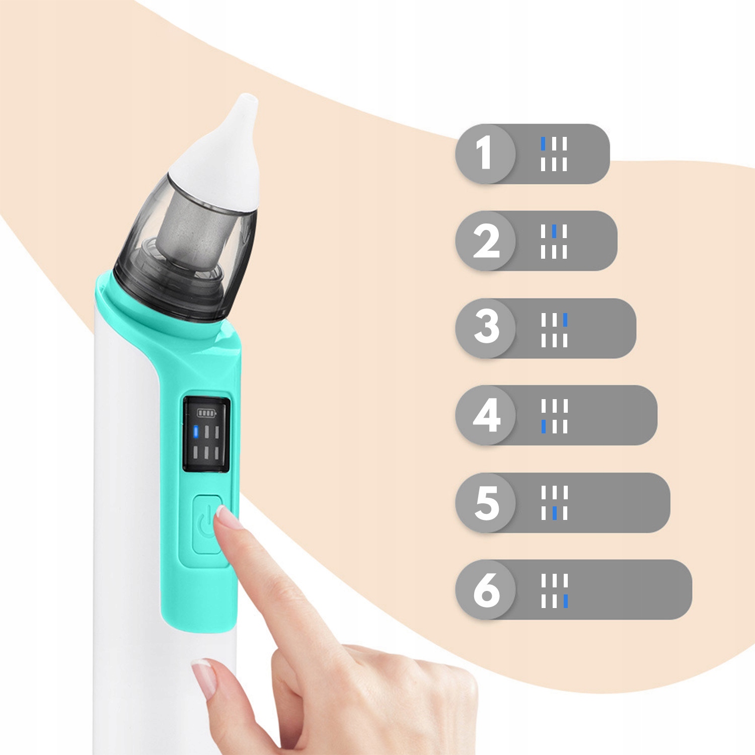 ASPIRATOR DO NOSA uszu elektryczny odkurzacz ODCIĄGACZ KATARU regulacja moc Kod producenta DO CZYSZCZENIA MOCNY OCZYSZCZANIA NOSA USZU 2