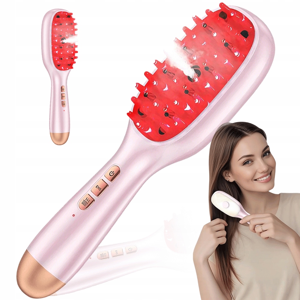 Elektrický Masér na pokožku hlavy Aplikátor oleje Nano Mlha Světlo