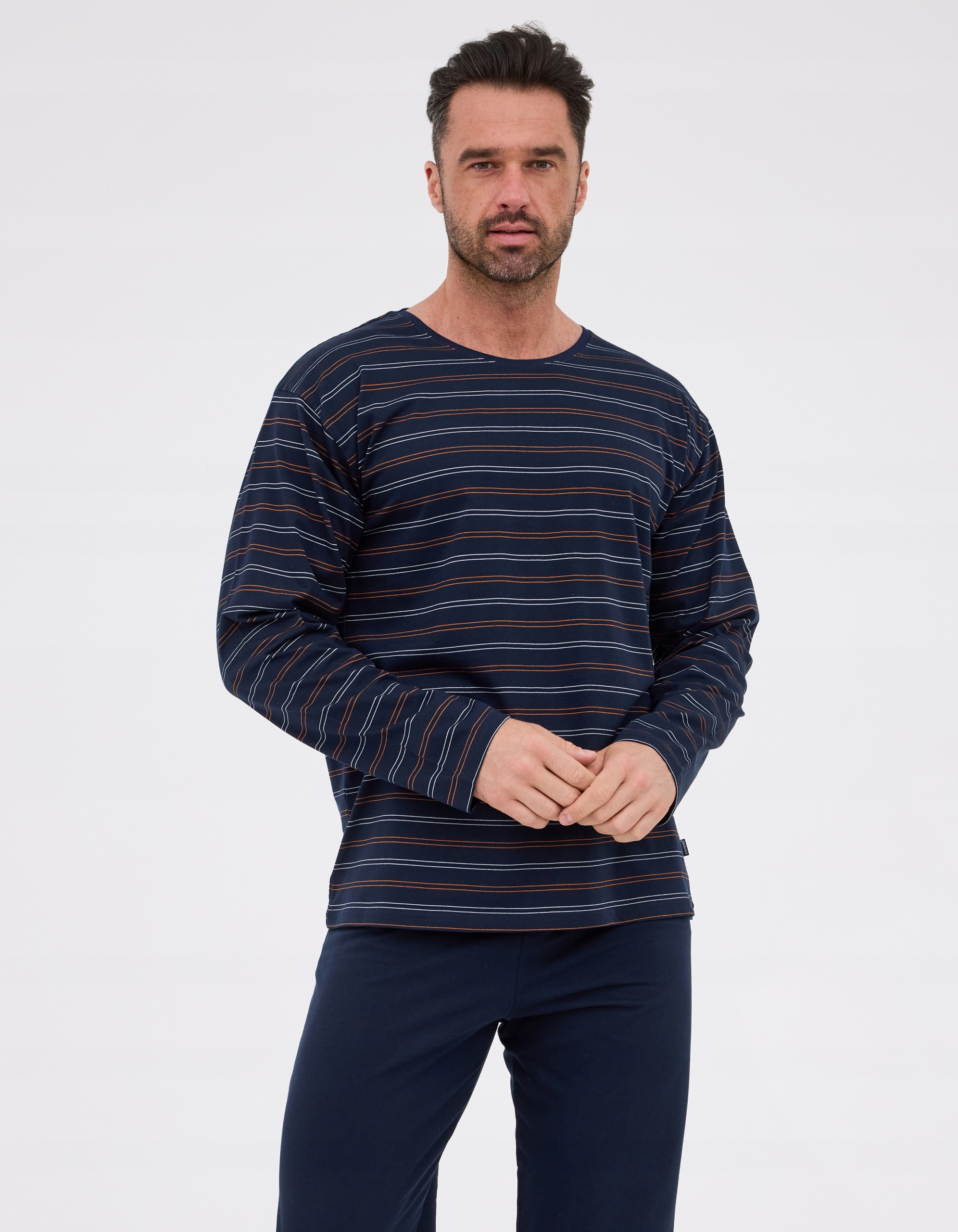 Pánské Pyžamo Various 138/54 Dr vel. 3XL-5XL 5XL tmavě modrá