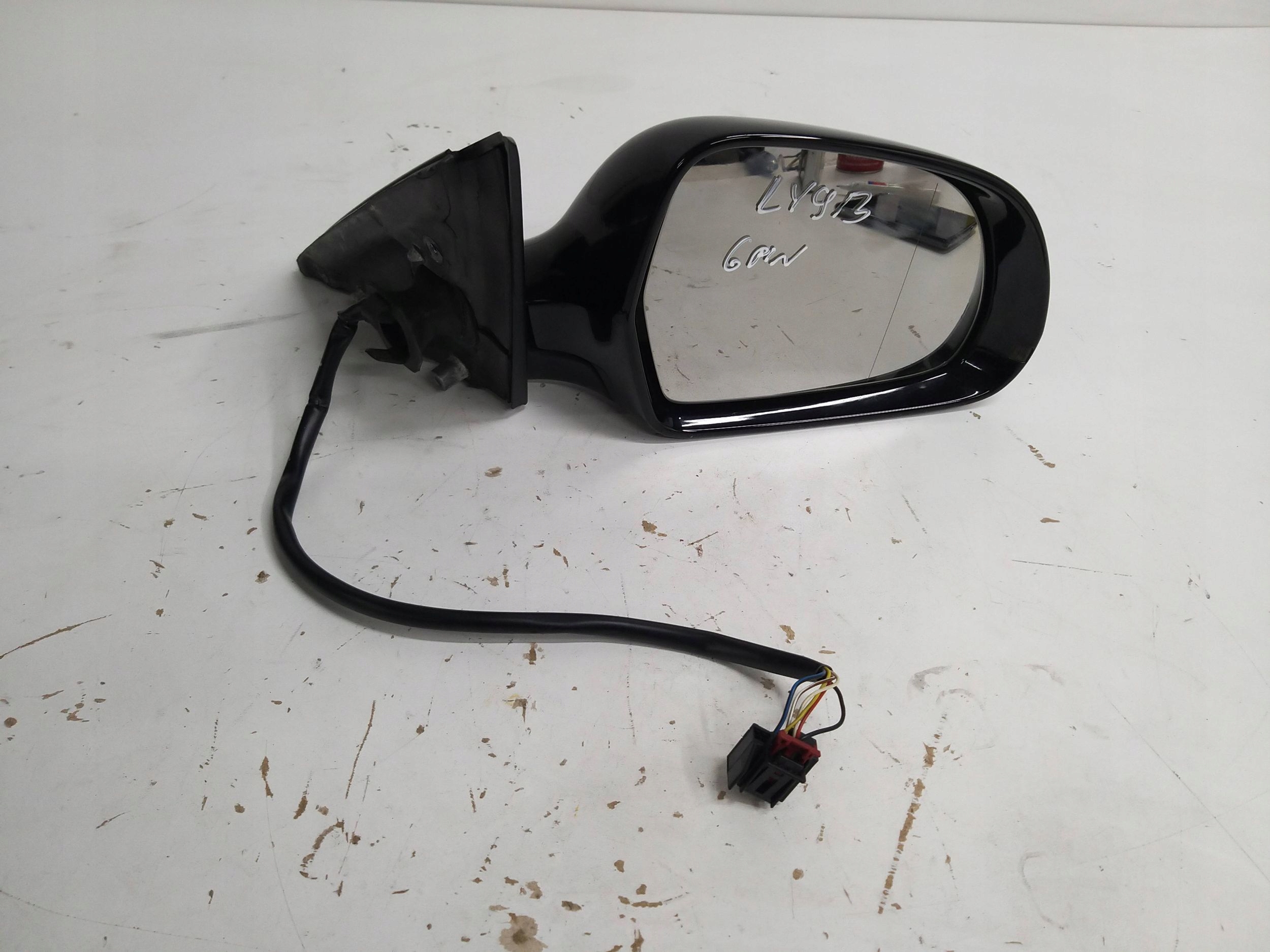 AUDI A4 B8 08-12 8K0 mirror right 6PIN EUROPA colour LY9B